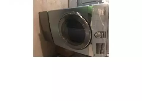 Front load washer and dryer with pedi stools